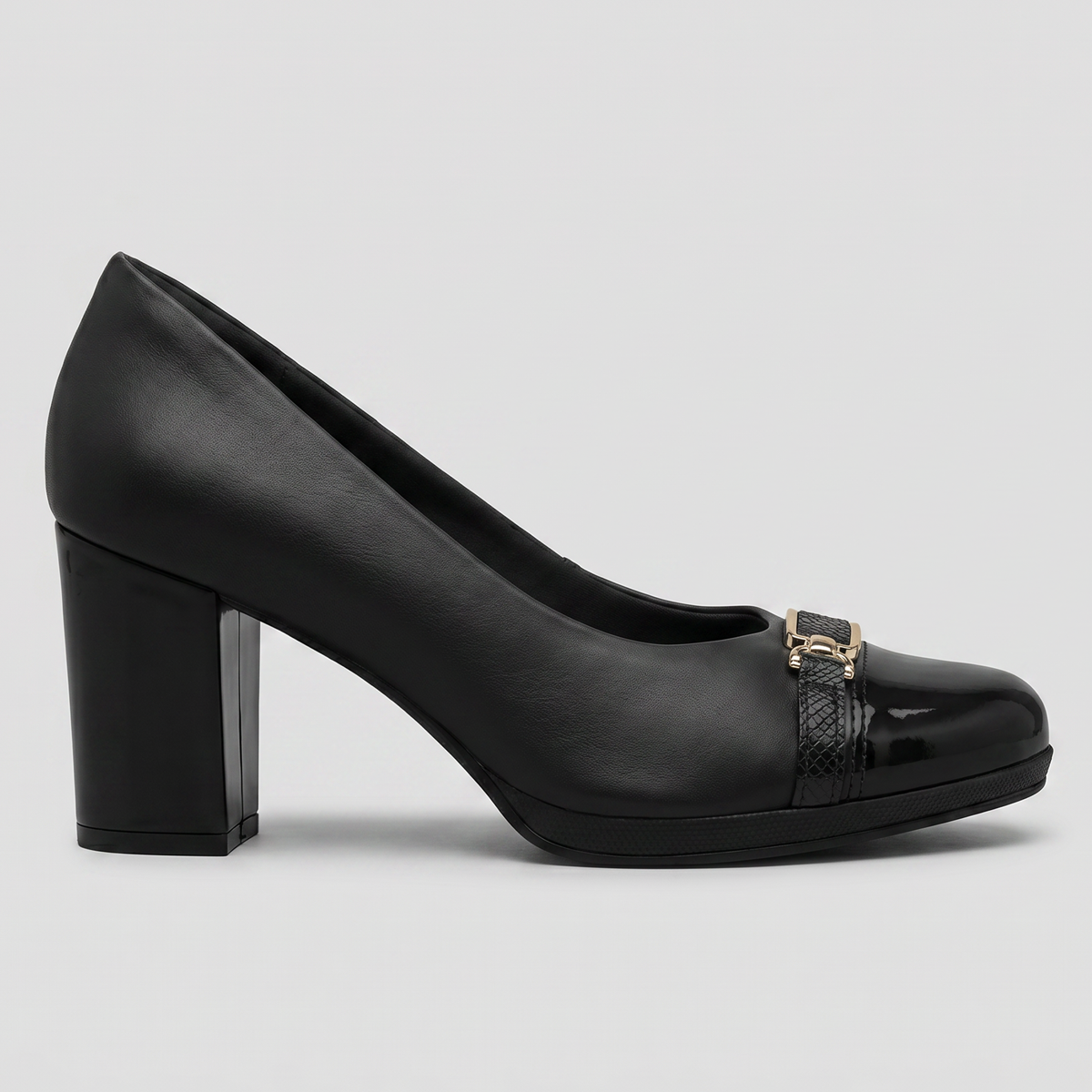 Zapato Deise Negro/Dorado