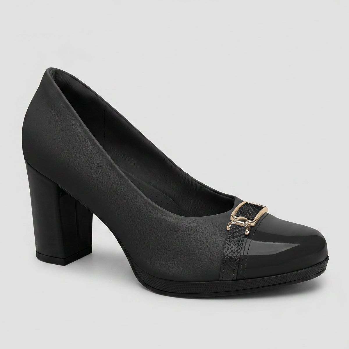 Zapato Deise Negro/Dorado