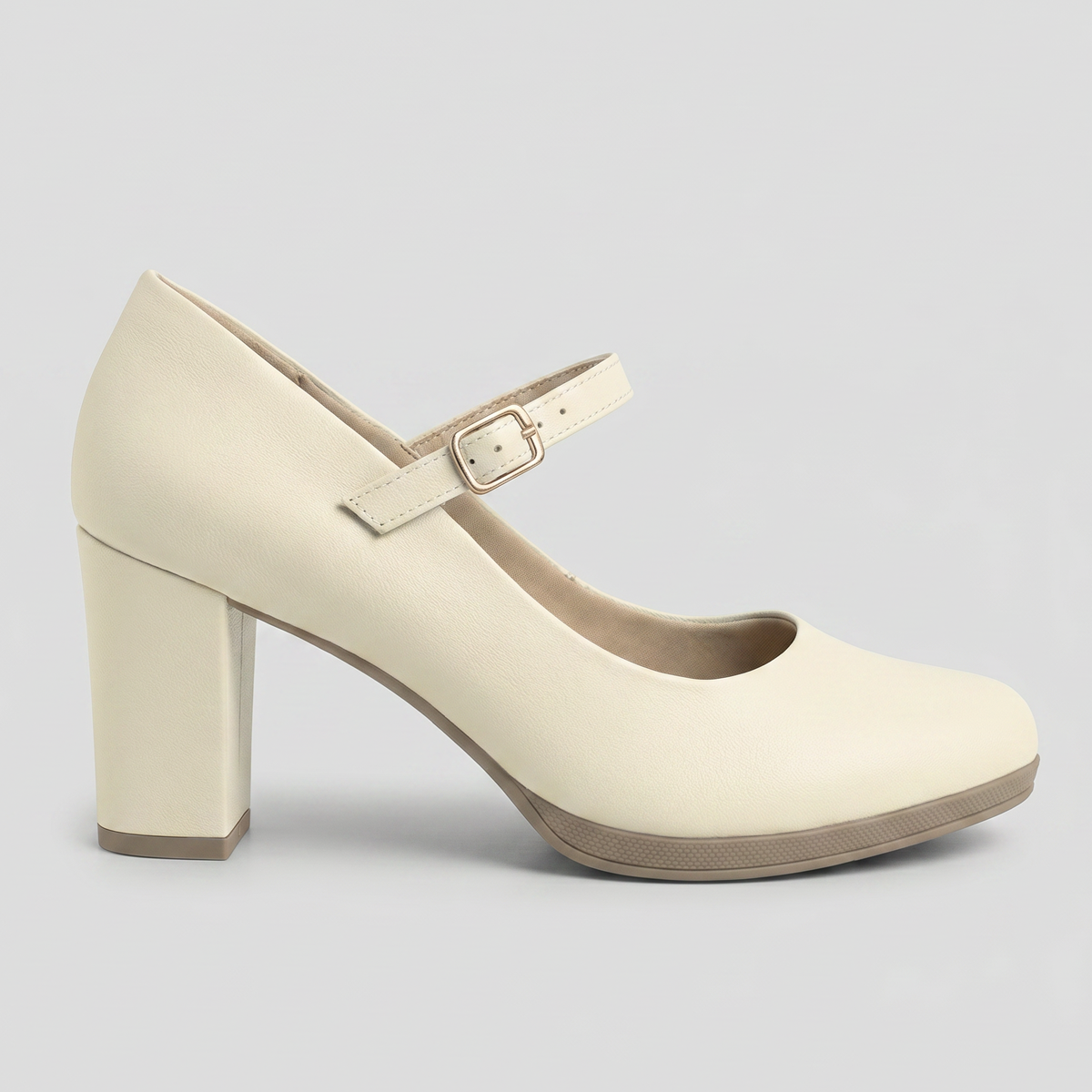 Zapato Mary Jane Deise Crema
