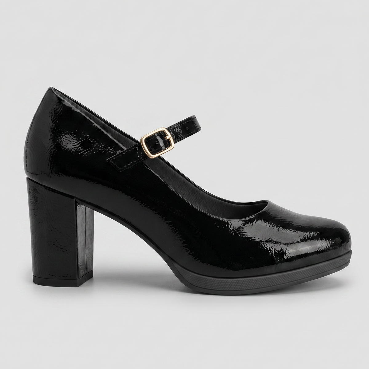 Zapato Mary Jane Deise Negro/Charol