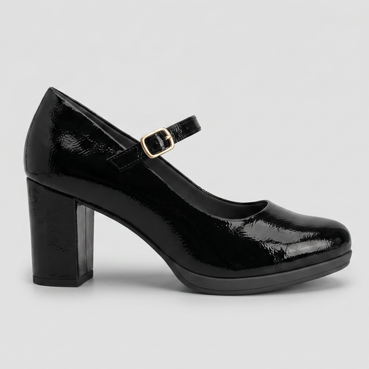 Zapato Mary Jane Deise Negro/Charol