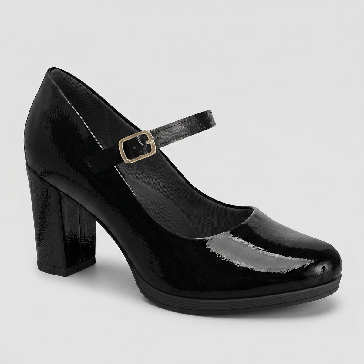 Zapato Mary Jane Deise Negro/Charol