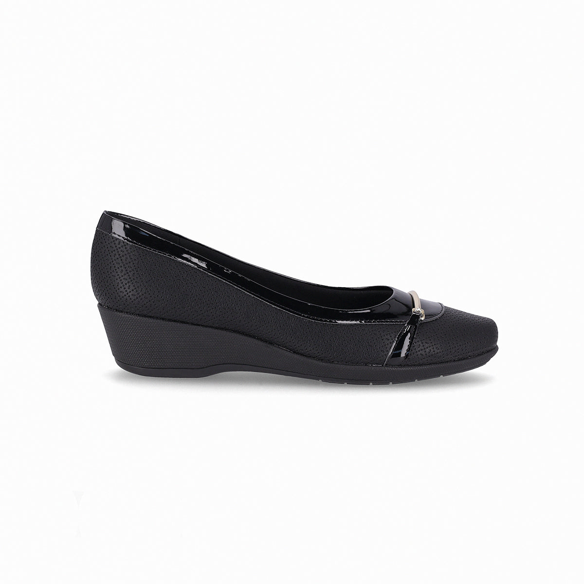 Zapato Ivone Anabela Negro Piccadilly