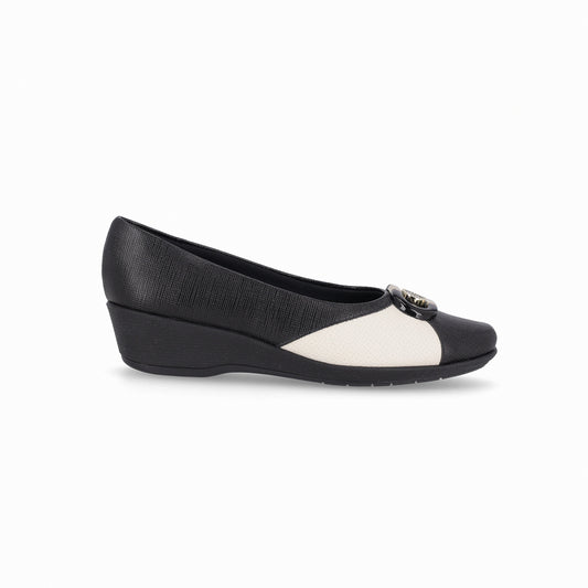 Zapato Ivone 72 Negro/Blanco