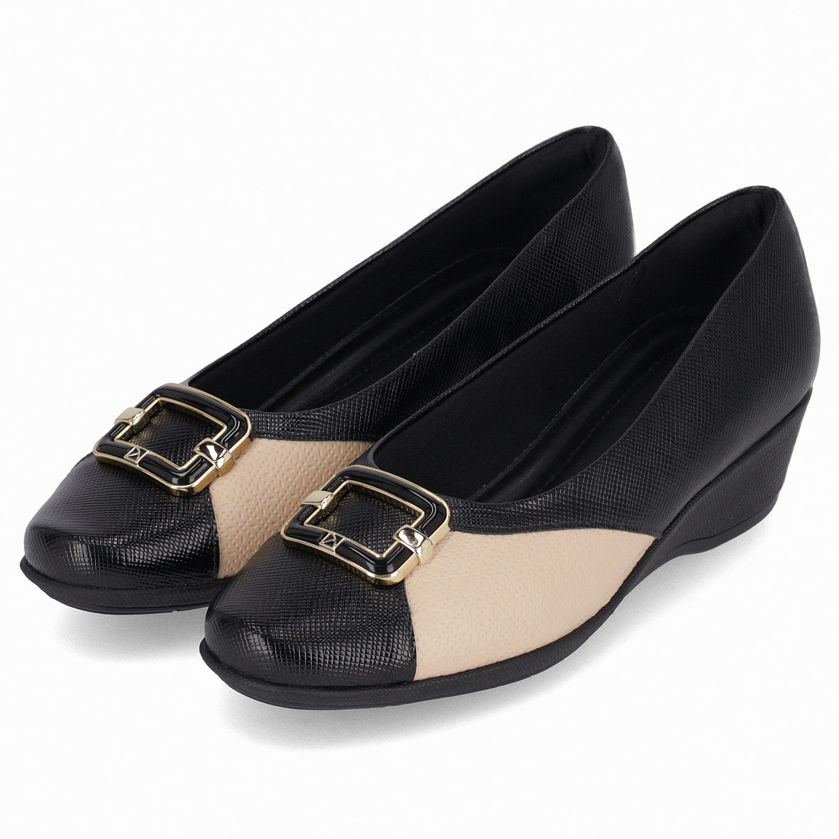 Zapato Ivone 04 Negro/Beige