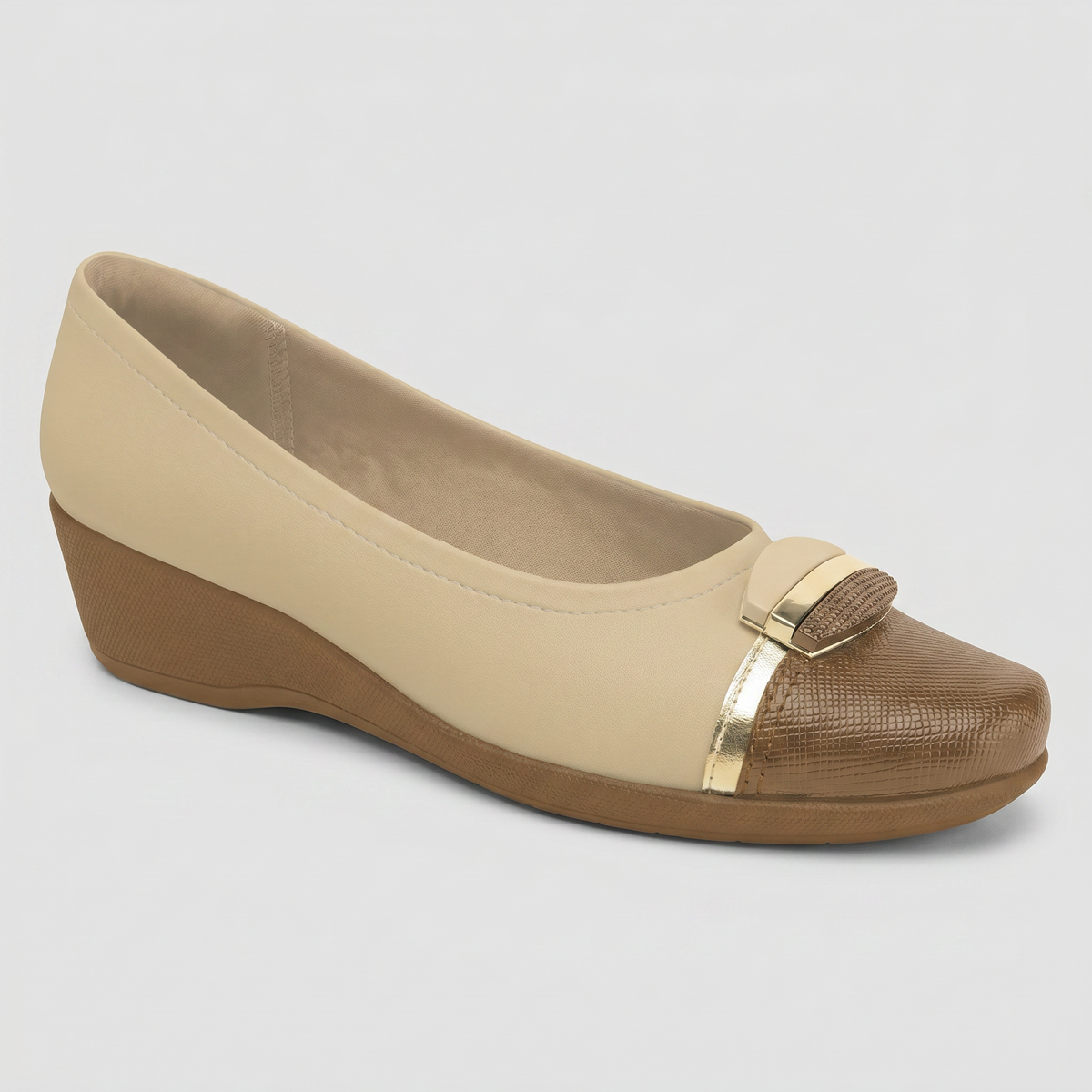 Zapato Ivone Nude/Café