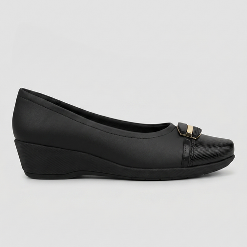 Zapato Ivone Negro/Dorado