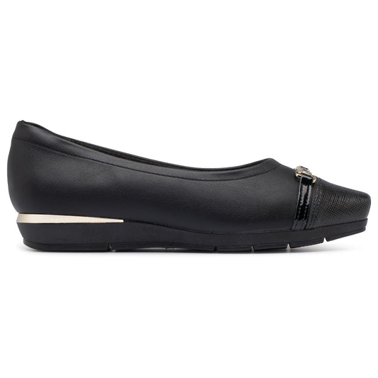 Zapato Fernanda Dorado/Negro 83