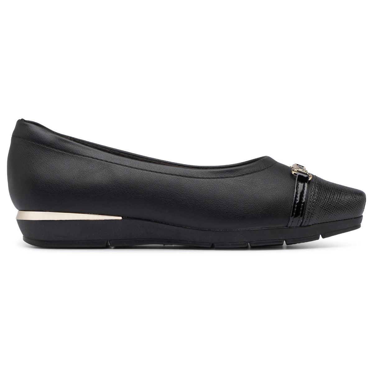 Zapato Fernanda Dorado/Negro 83 Piccadilly