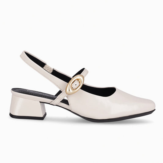 Zapato Tati Crema/Charol 82