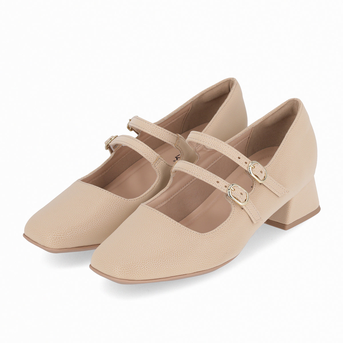 Zapato Mary Jane Beige Tati Beige