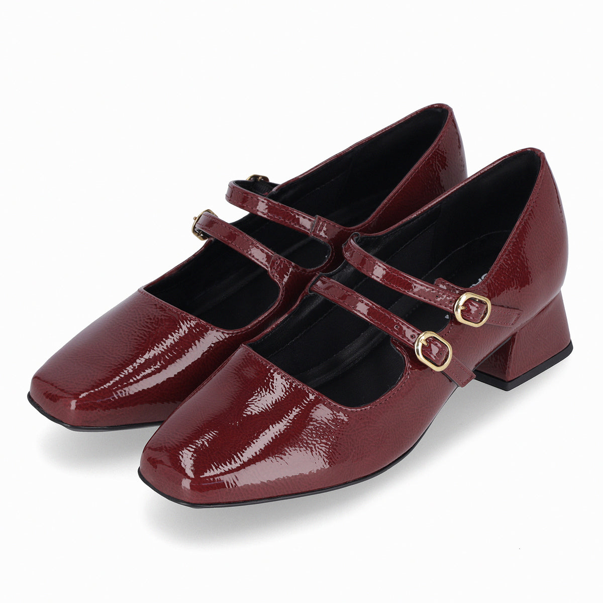 Zapato Mary Jane Tati  Burdeo/Charol