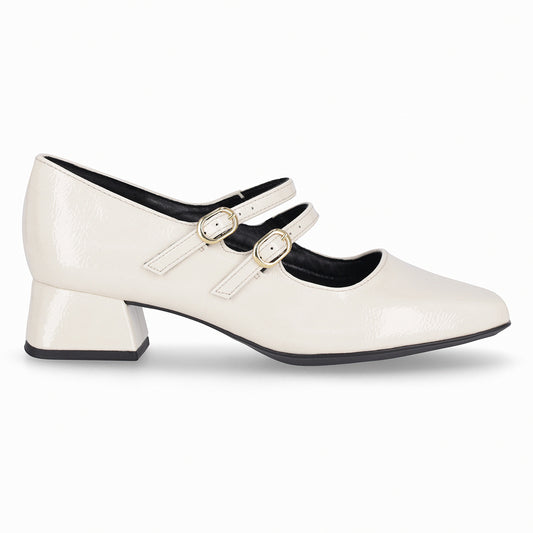 Zapato Mary Jane Tati  Crema/Charol