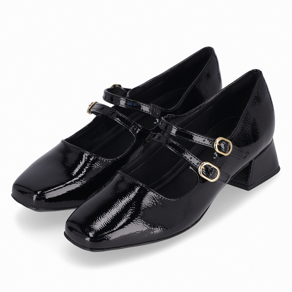 Zapato Mary Jane Tati Negro/Charol