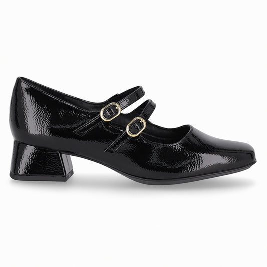 Zapato Mary Jane Tati Negro/Charol