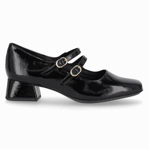 Zapato Mary Jane Tati Negro/Charol