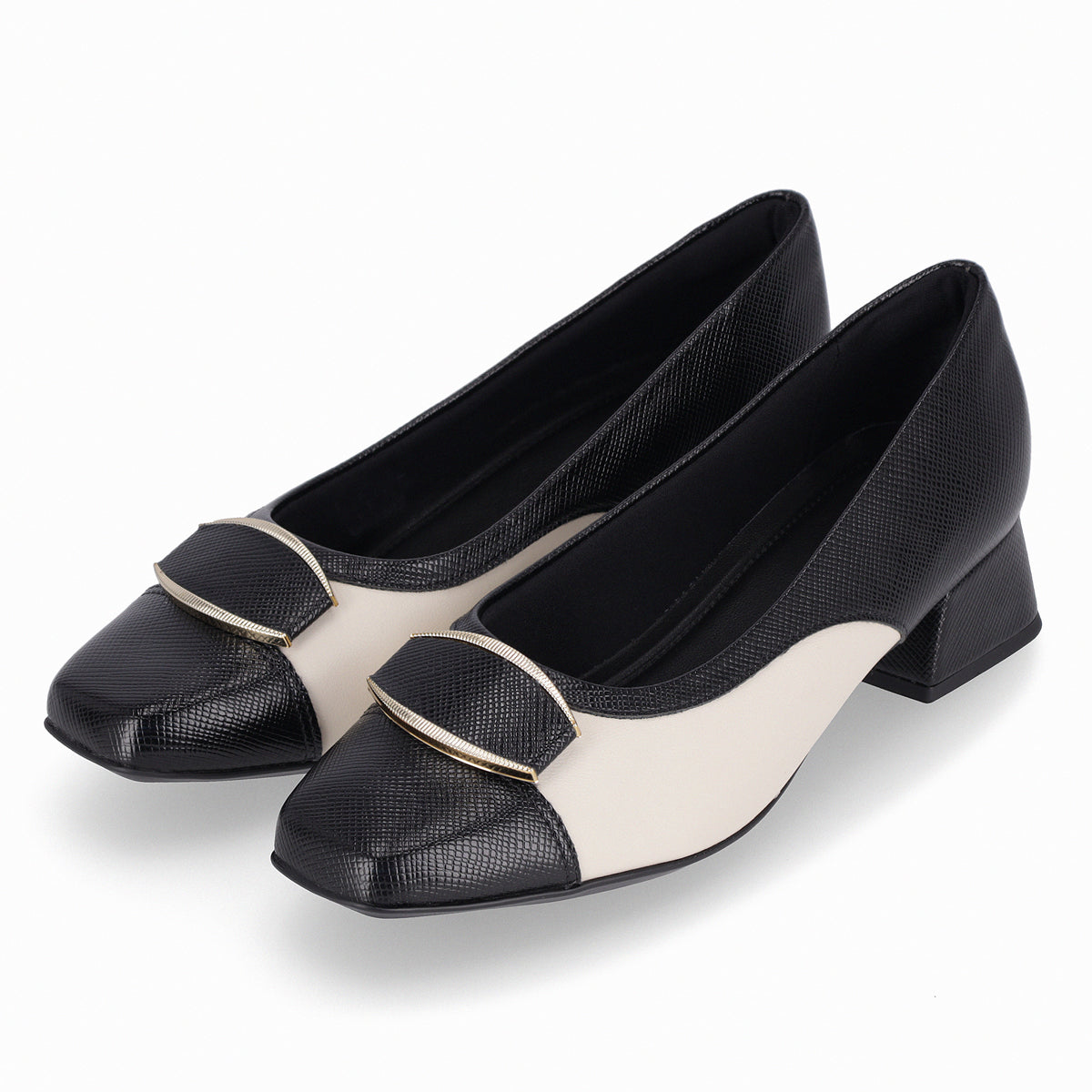 Zapato Tati 417 Negro/Crema