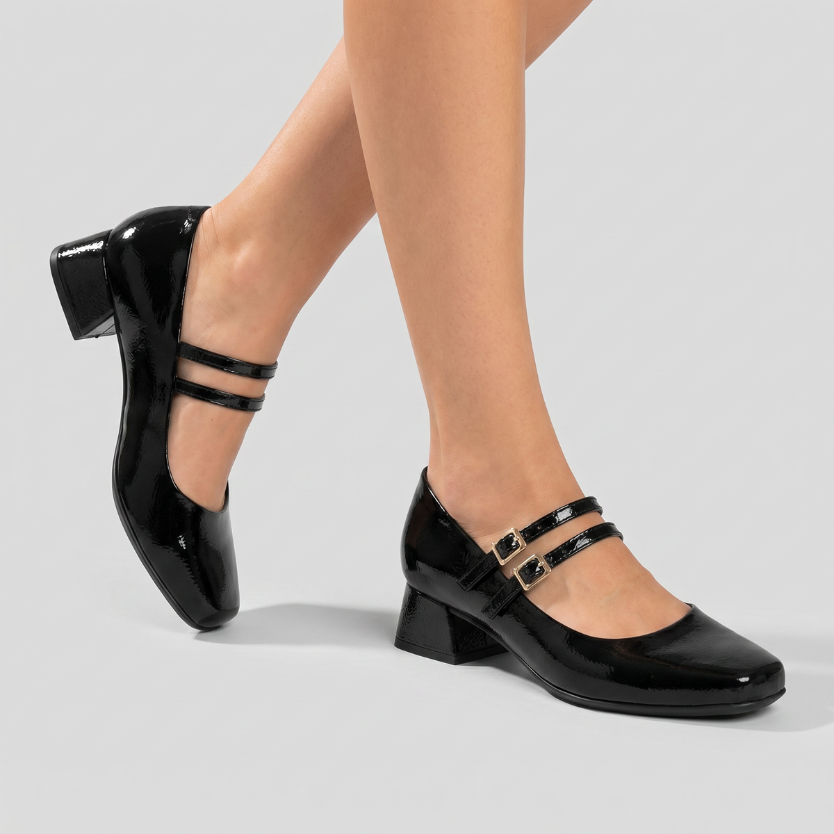 Zapato Mary Jane Tati 95 Negro/Charol