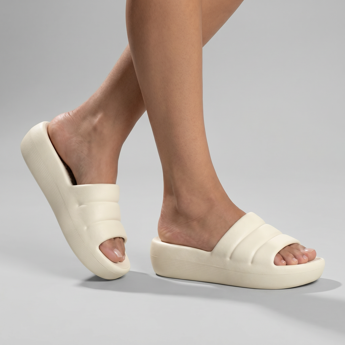 Sandalia Marshmallow 73  Crema