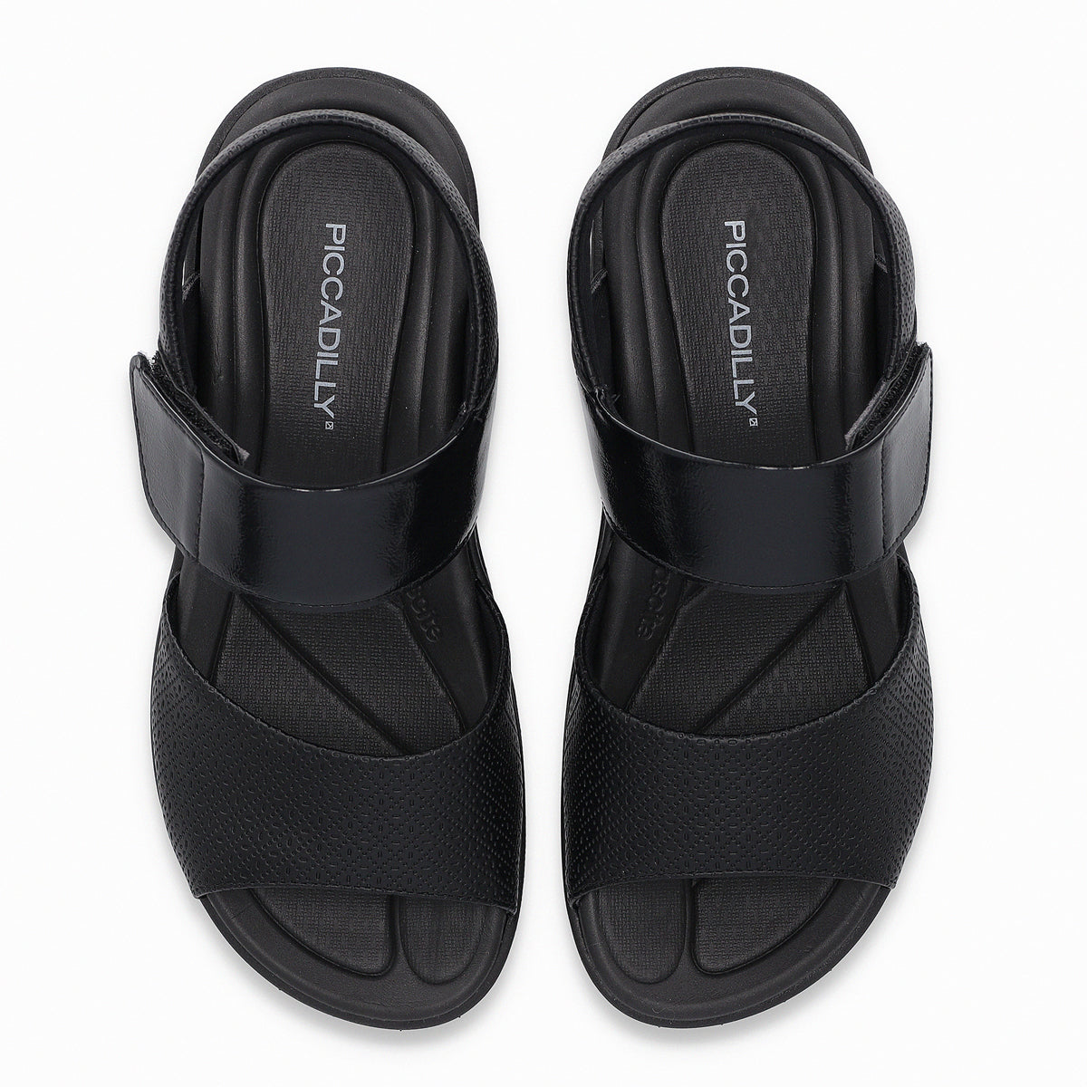 Sandalia Fascitis Negro Anabela 15