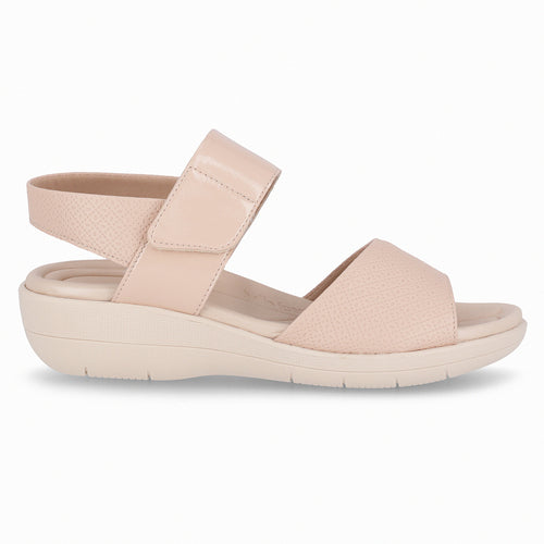Sandalia Fascitis Rosado Anabela 15