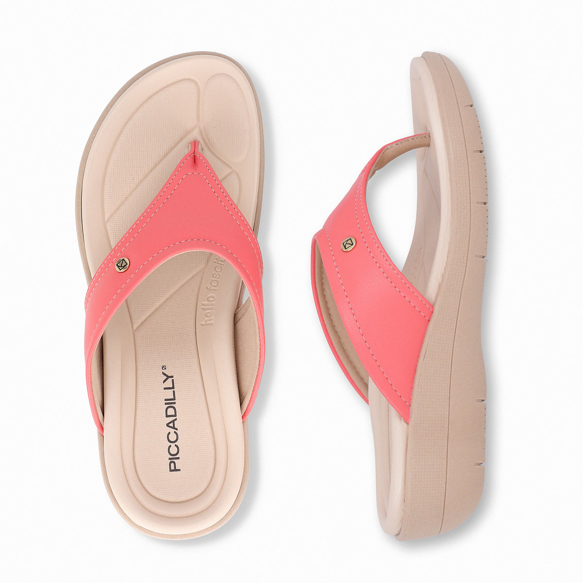 Sandalia Fascitis Anabela Coral 16
