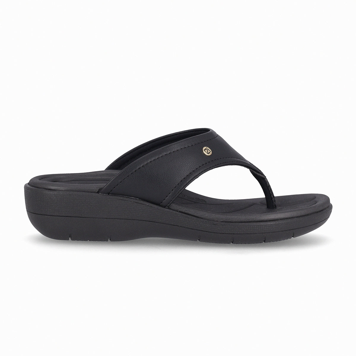 Sandalia Fascitis Anabela Negro 16