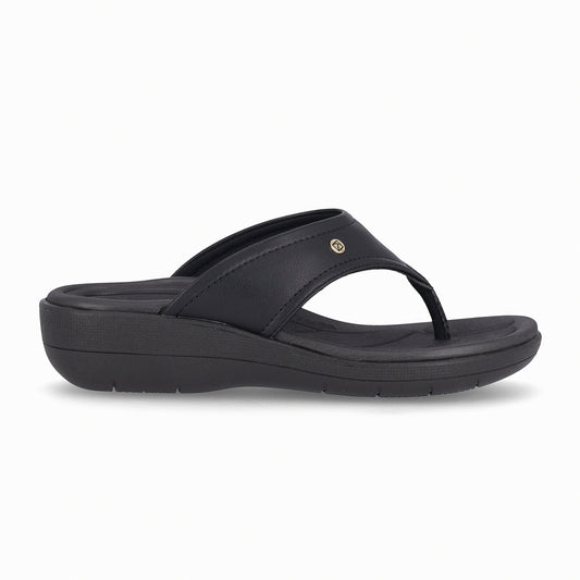 Sandalia Fascitis Anabela Negro 16