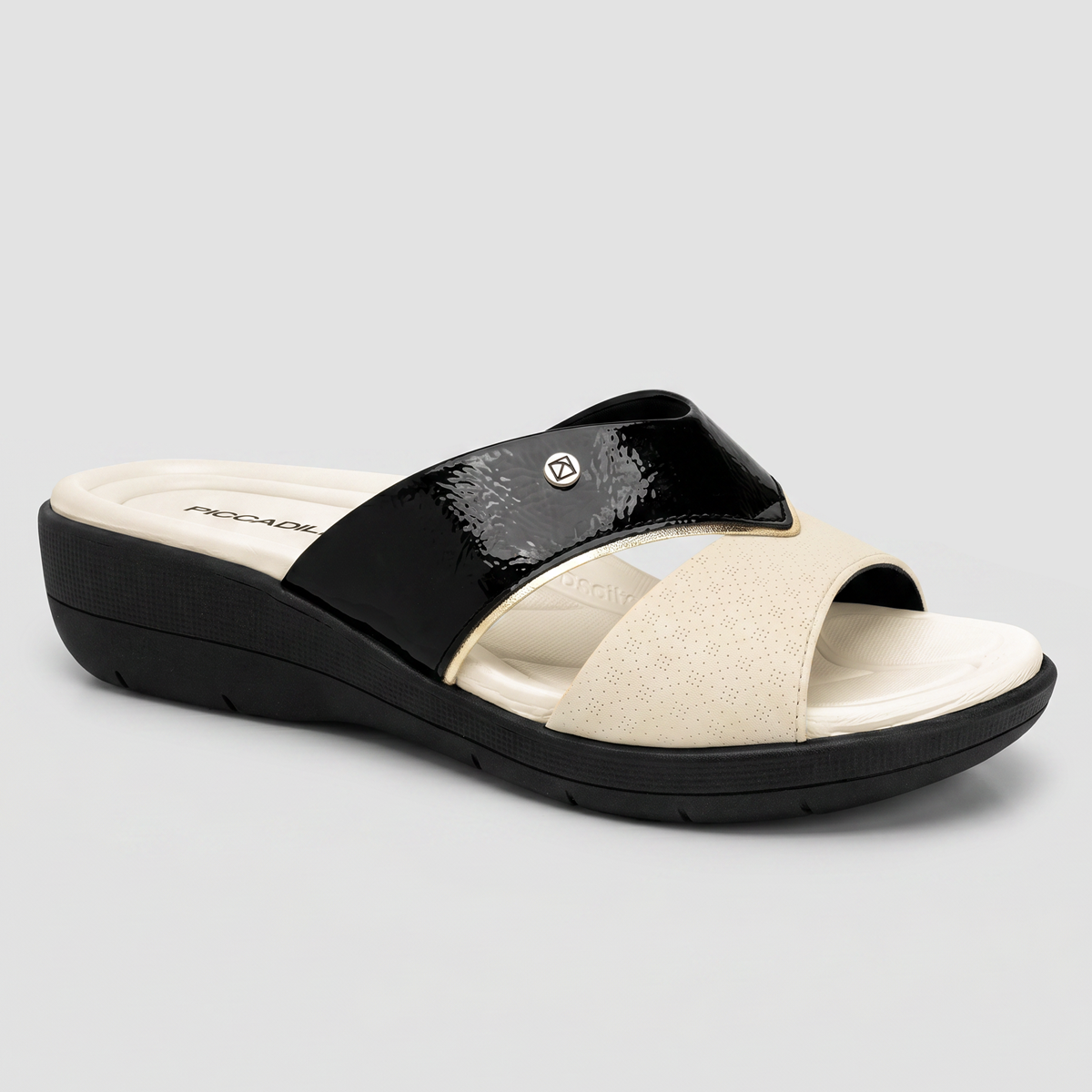 Sandalia Fascitis 54 Blanco/Negro