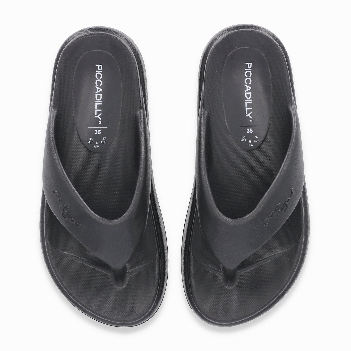Sandalia Marshmallow Plataforma Negro