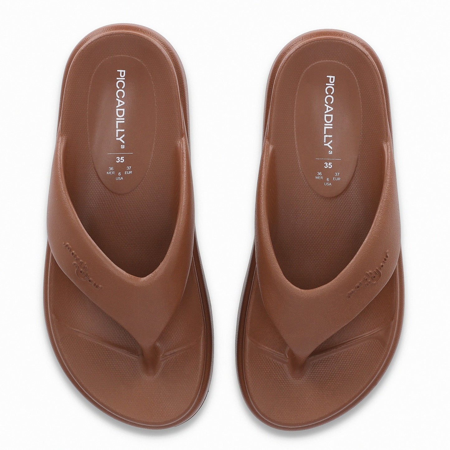 Sandalia Marshmallow Plataforma Chocolate