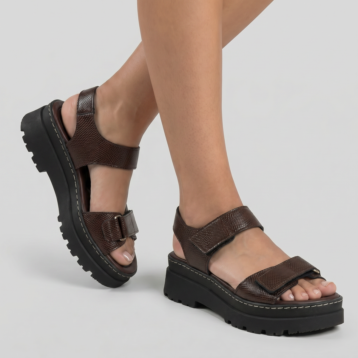Sandalia Nathalia 86 Chocolate