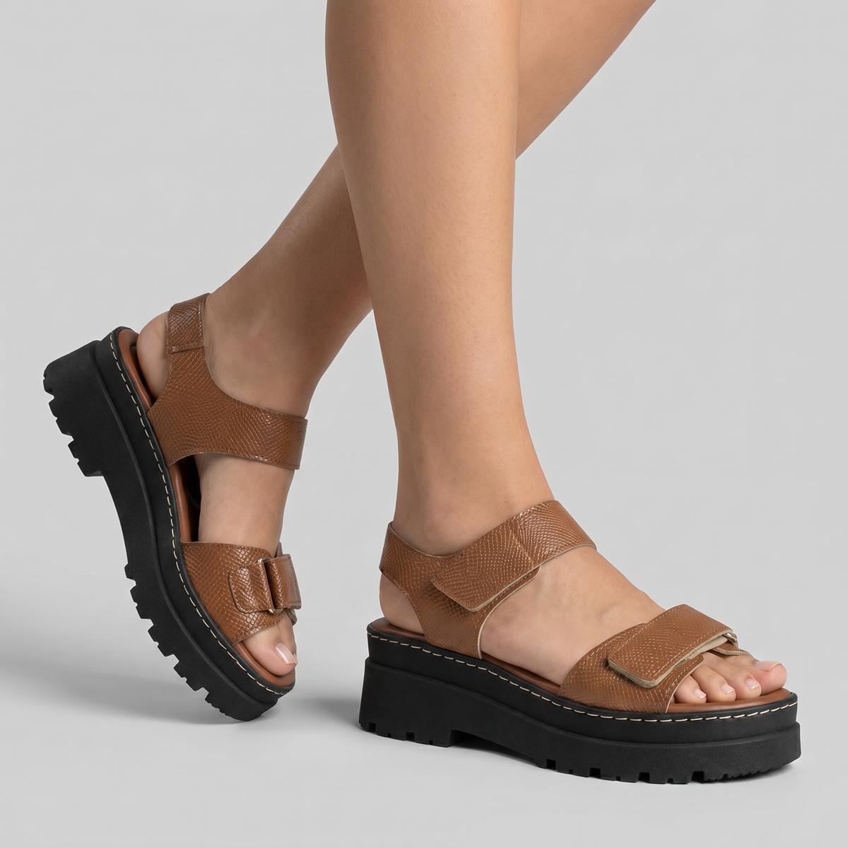 Sandalia Nathalia 86 Ocre