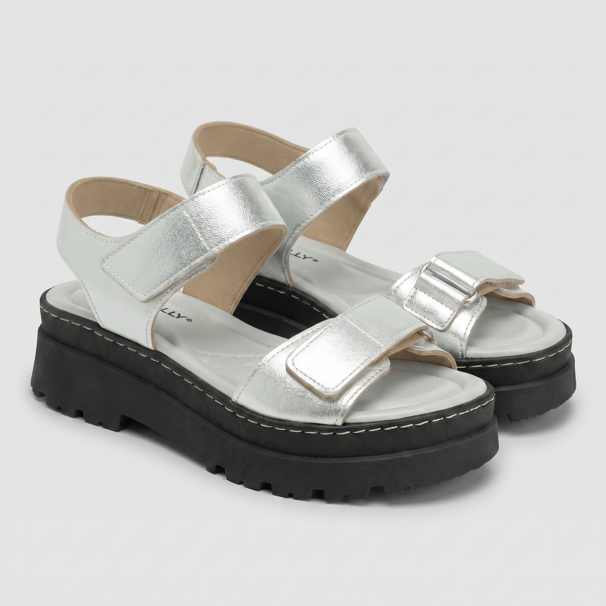 Sandalia Nathalia 86 Plata