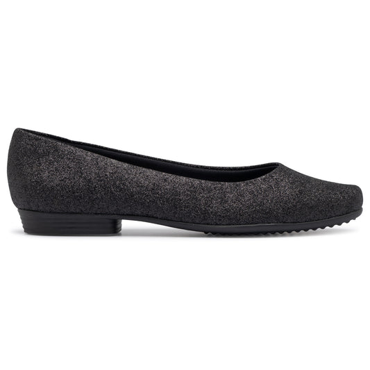 Zapato Raquel Negro Glitter