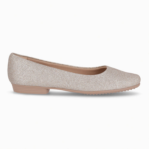Ballerina Raquel Champagne/Glitter