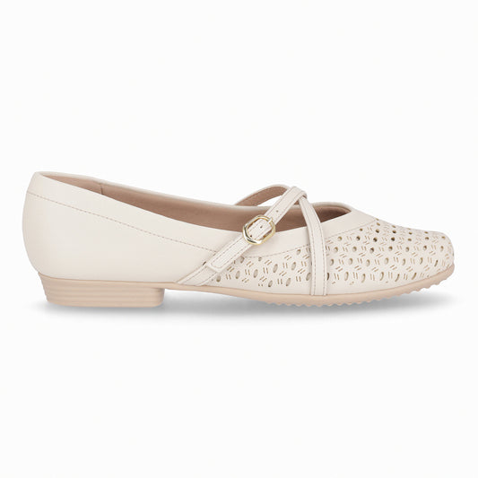 Ballerina Boneca Crema Raquel
