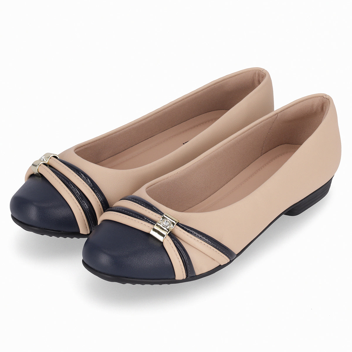 Ballerina Raquel  Beige/Azul