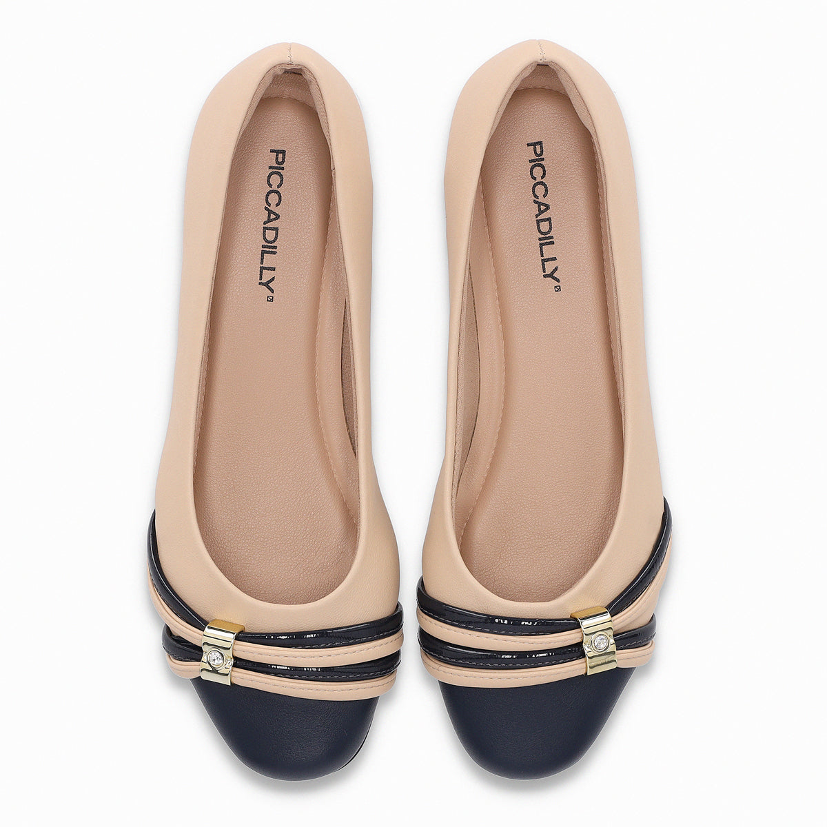 Ballerina Raquel  Beige/Azul
