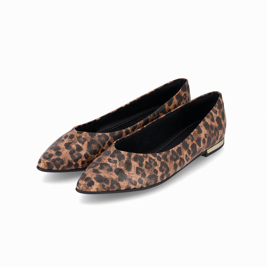 Zapato Ana Negro/Animal Print Piccadilly