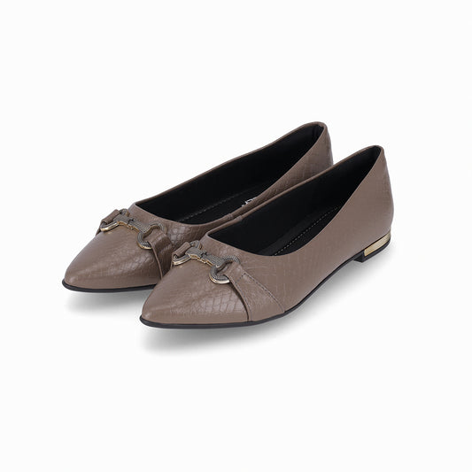 Zapato Ana Crocco Taupe Piccadilly