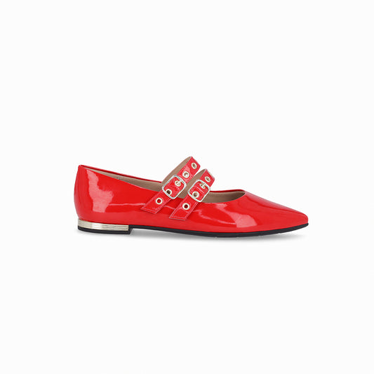 Zapato Mary Jane Ana Rojo