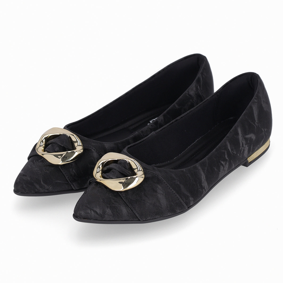 Zapato Ana  Negro/Dorado