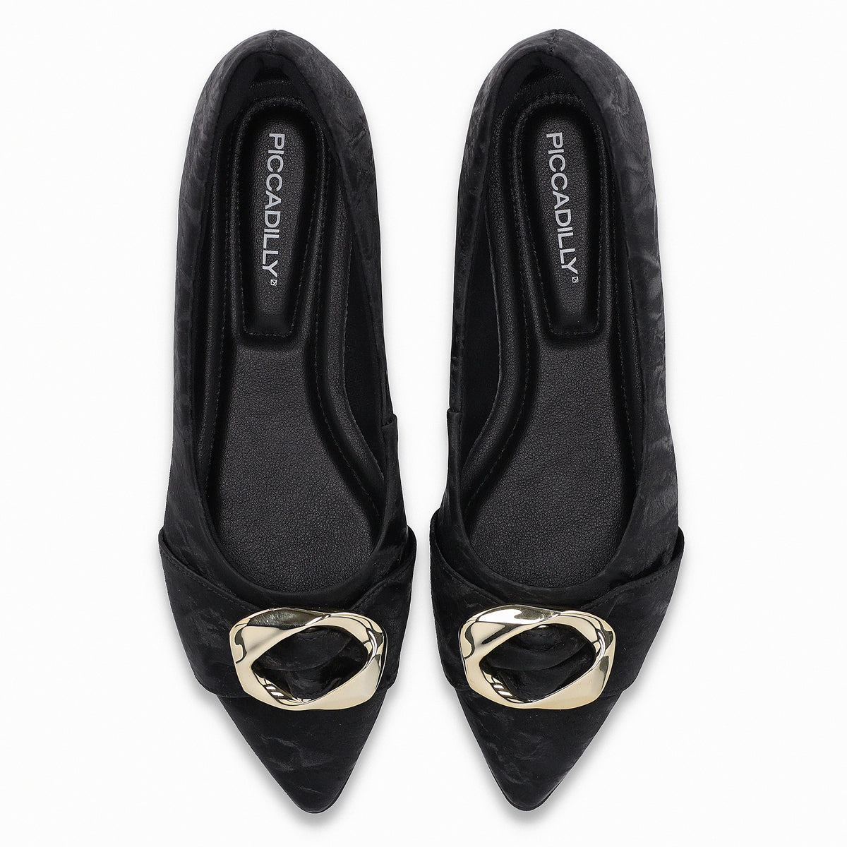 Zapato Ana  Negro/Dorado