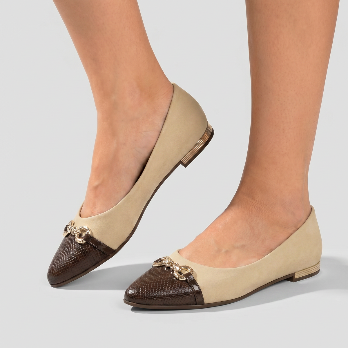 Zapato Ana 02 Vainilla/Chocolate