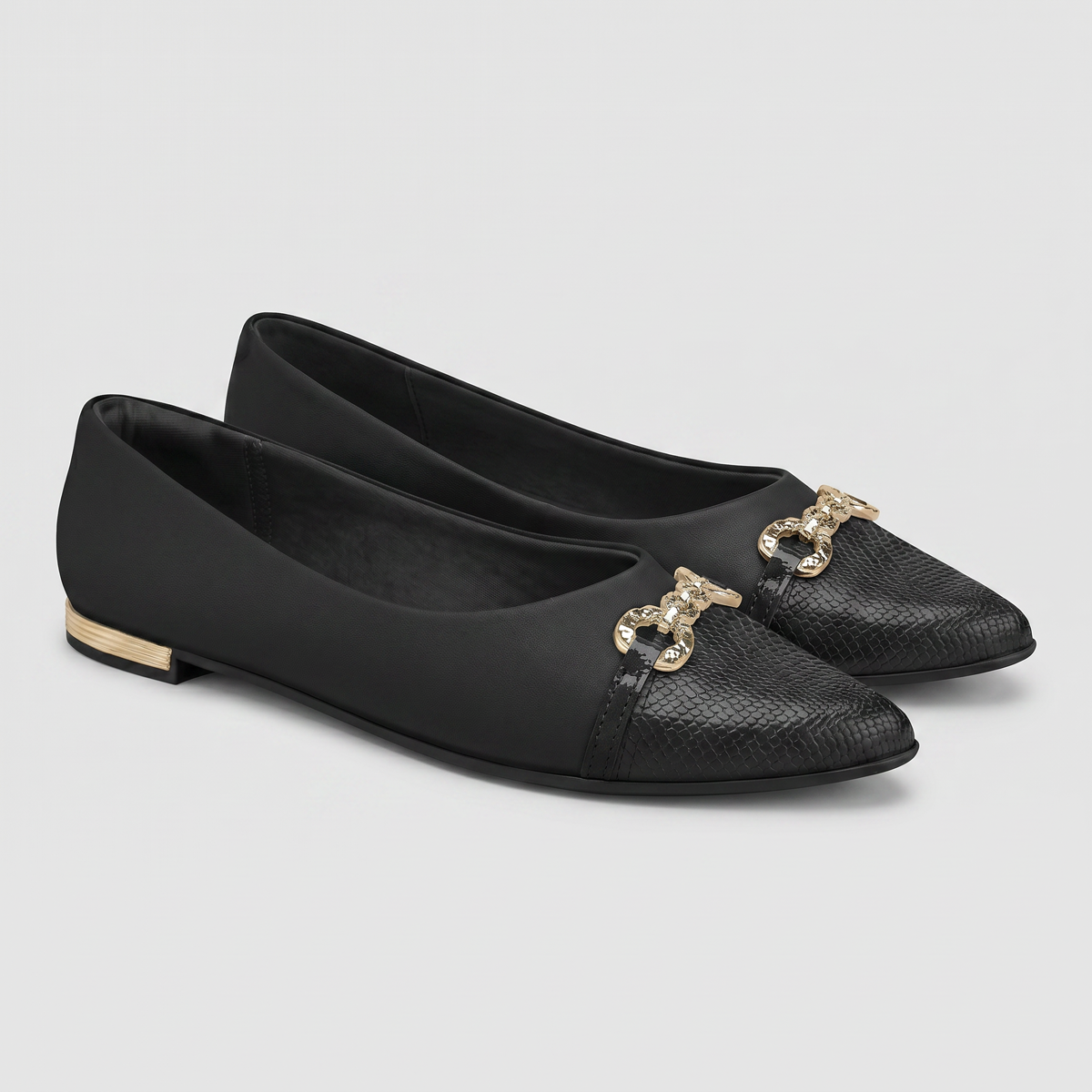 Zapato Ana 02 Negro/Dorado Ana 02 Piccadilly