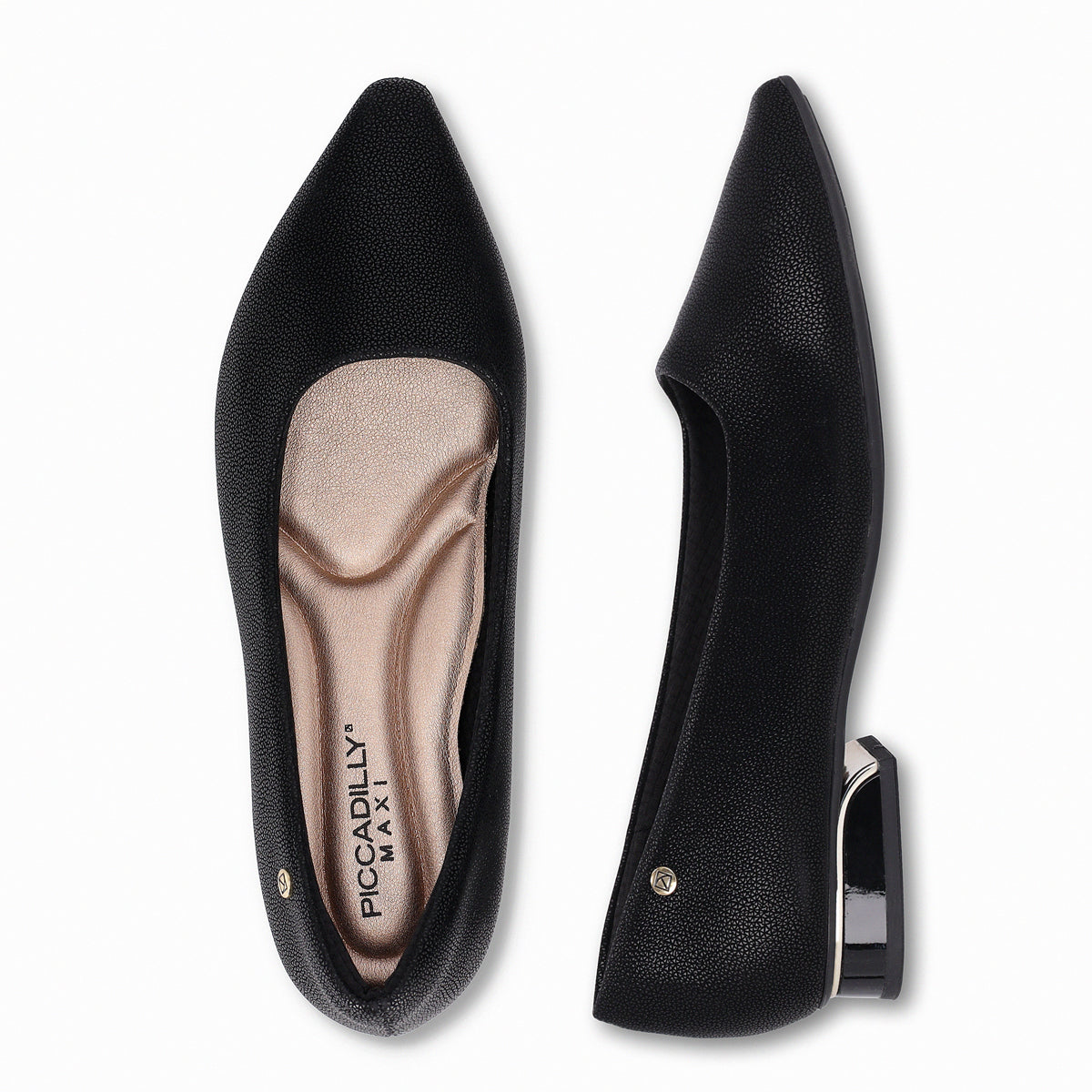 Zapato Silvia Negro/Crocco