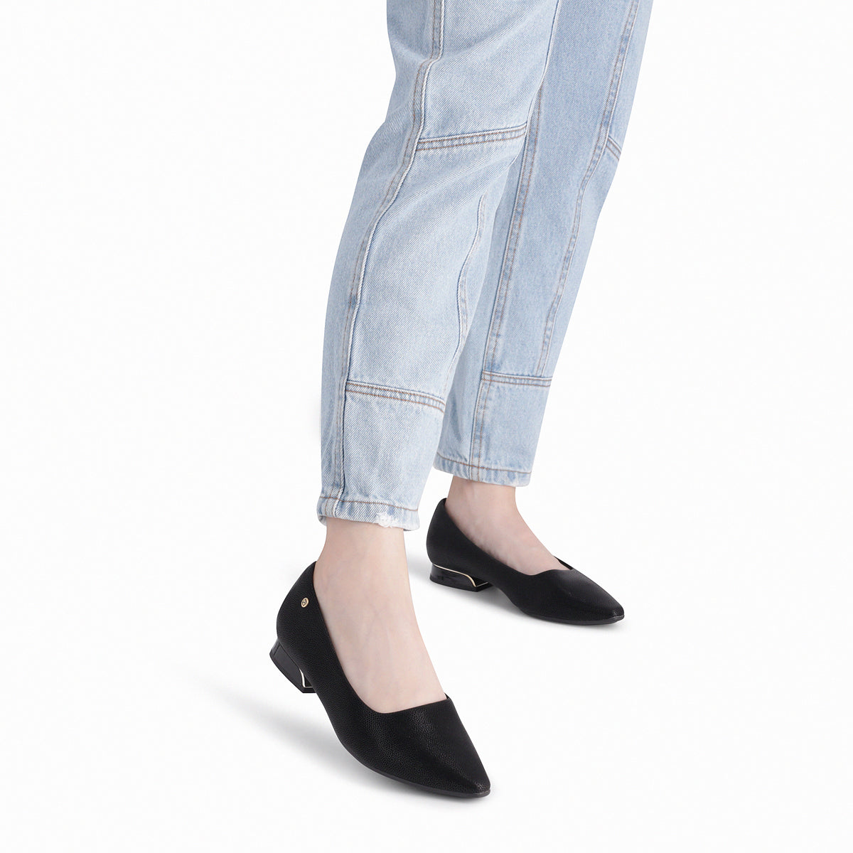 Zapato Silvia Negro/Crocco