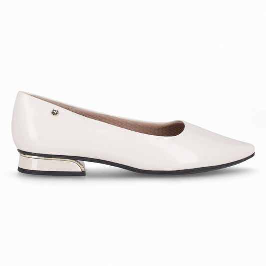 Zapato Silvia Crema/Charol
