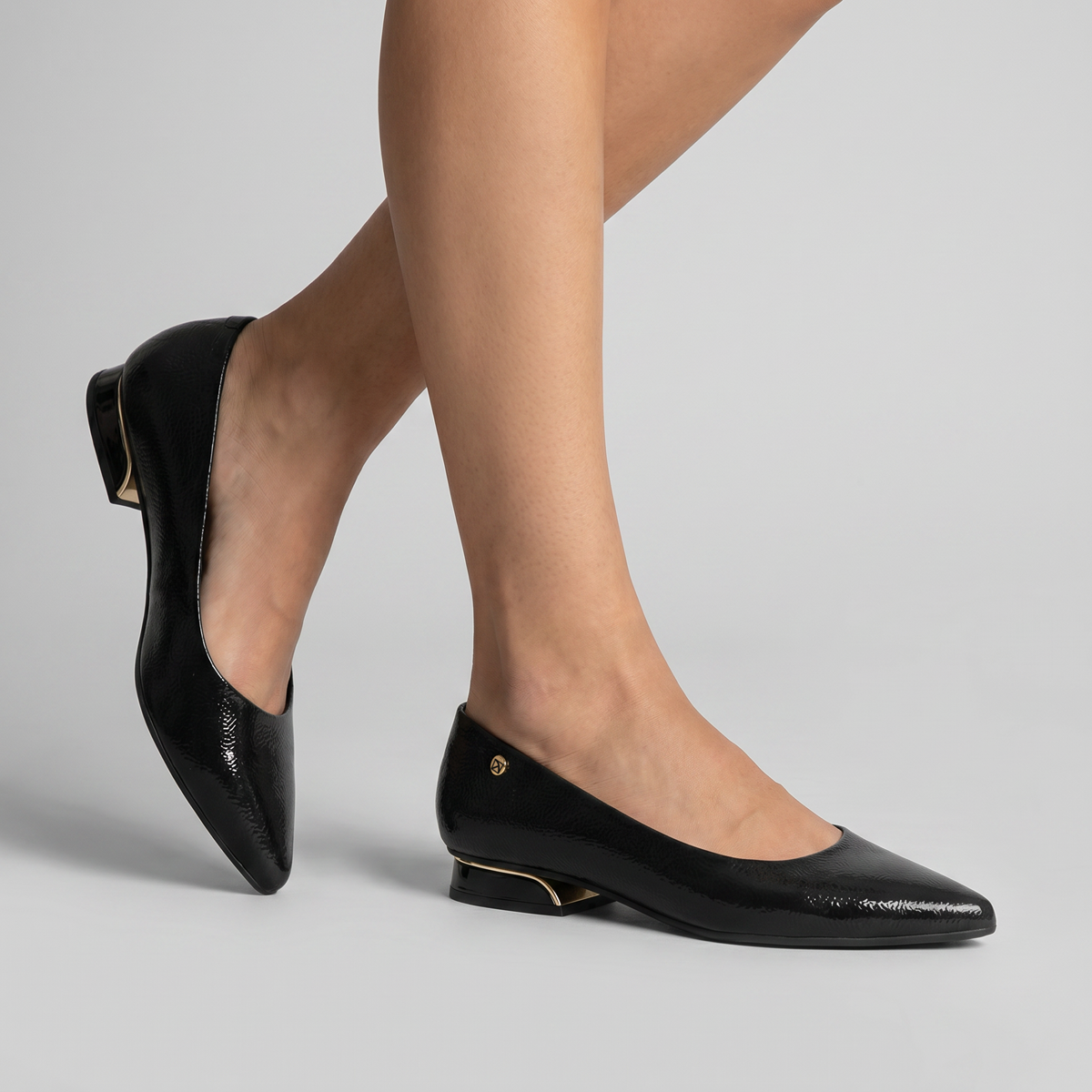 Zapato Silvia 36 Negro/Charol